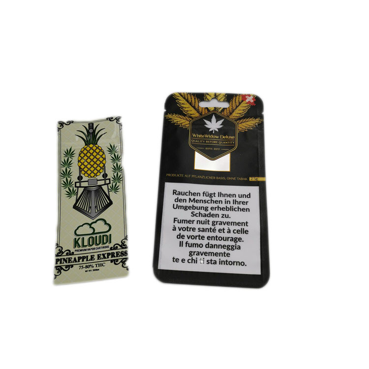 بسته بندی بسته بندی سیگار ، کیسه های زیپ قابل حمل قابل حمل