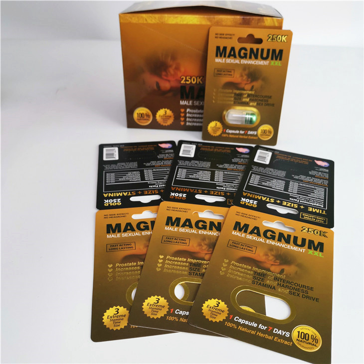 Rhino 69 لوازم جانبی نر بسته بندی قرص های جنسی بسته بندی کپسول کارت 3D برای نمایش