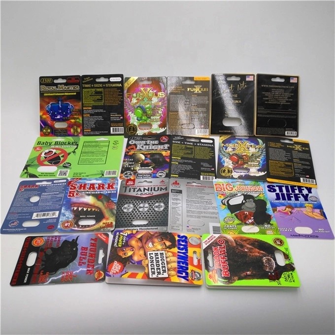 جعبه های بسته بندی قرص های تقویت کننده کارت جعبه با جعبه چاپ قرص کپسولی کارت کاغذ و جعبه نمایش