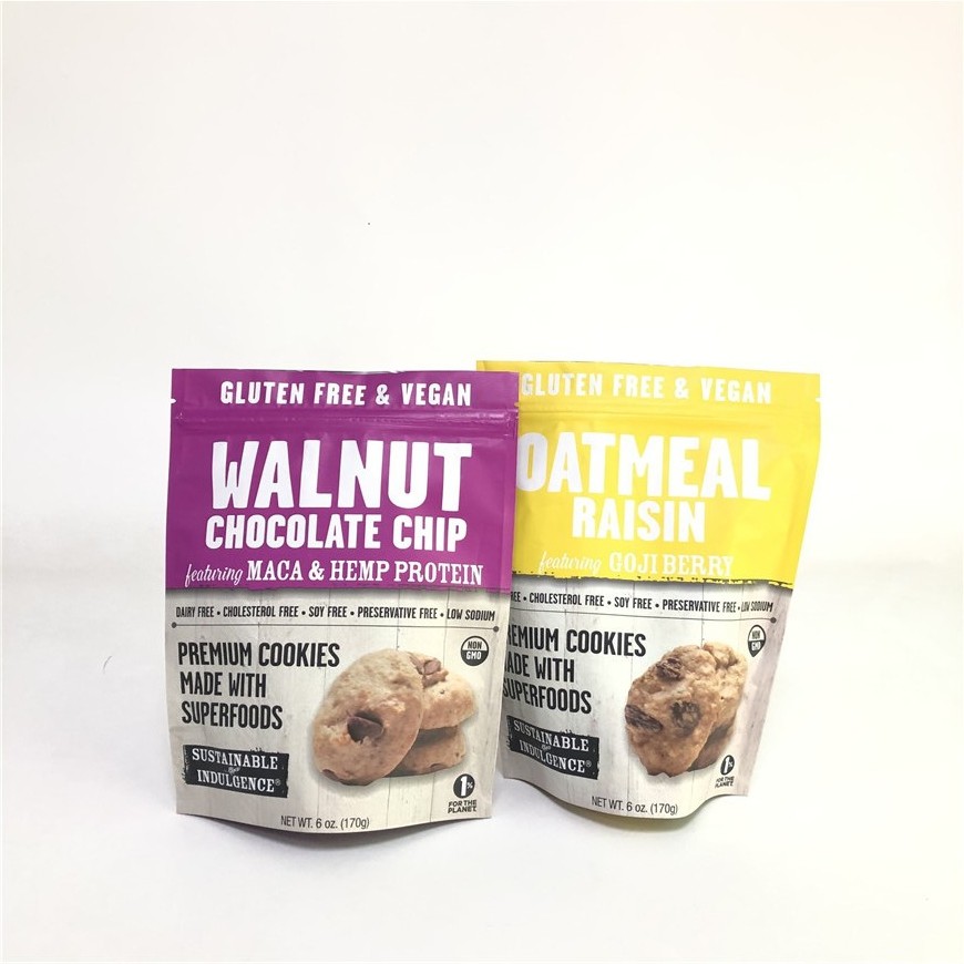 بسته بندی شده کیسه غذای آماده بسته بندی مواد غذایی کوکی آجیل بادام زمینی بسته بندی شده