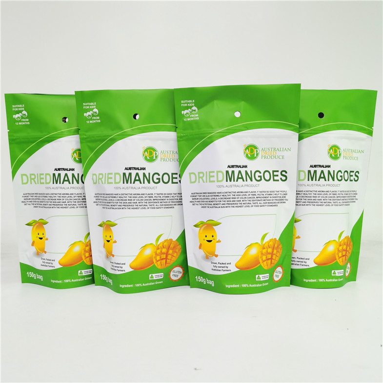 کیسه بسته بندی شده میوه ای 1 کیلوگرم 1 کیلوگرم سفارشی کیسه Ziplock کیسه میوه خشک