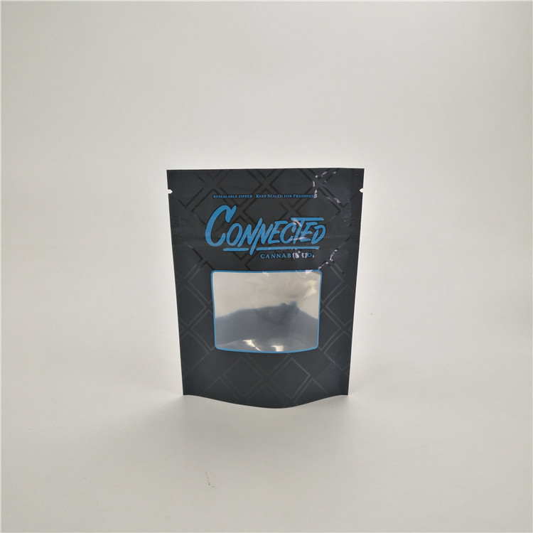 کیسه های ضد انعطاف پذیر کودک کیسه های پلاستیکی مخصوص کیسه های CBD runtz کوکی کوکی دارویی را با پنجره سفارشی کرد