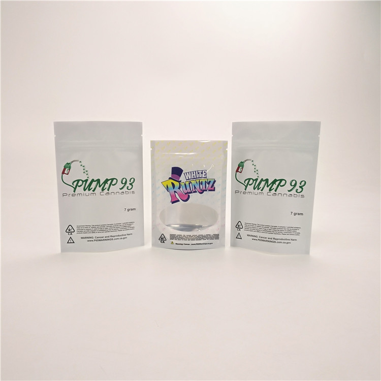 نمونه کیسه های CBD ضد کودک سفارشی رایگان کیسه دارویی کوکی کوپه runtz ، دارای پنجره