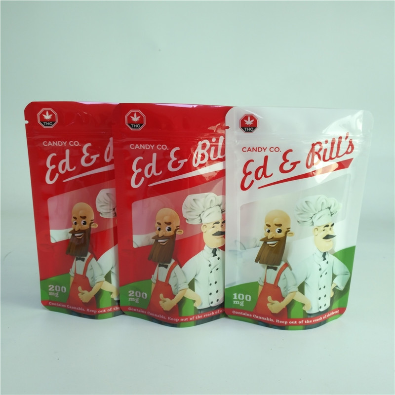 کیسه های بسته بندی بخور گیاهان قابل چاپ قابل چاپ CBD Gummies Pouch Capsules Sachet