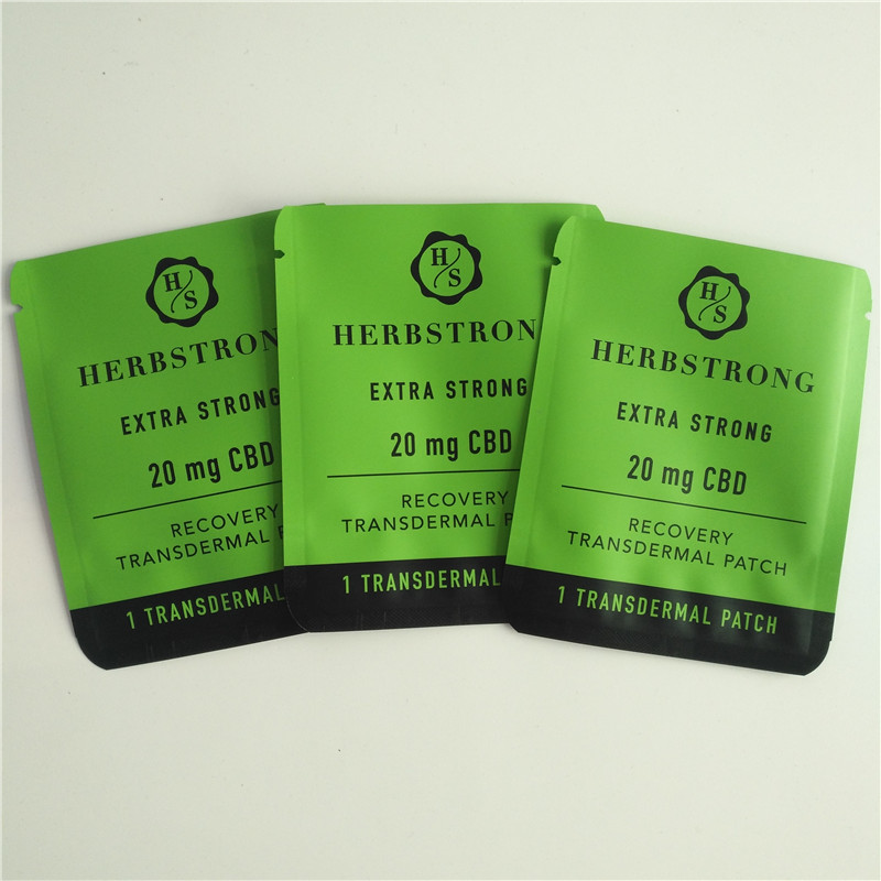 کیسه بسته بندی ماری جوانای پزشکی 20 میلی گرمی کیسه های فویل میلار وصله های کوچک یکبار مصرف