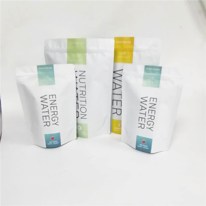 آجیل مخلوط سفارشی بسته بندی پروتئین شیر پودر پروتئین شیر آجیل فویل آلومینیومی در کیسه های ایستاده قرار می گیرند