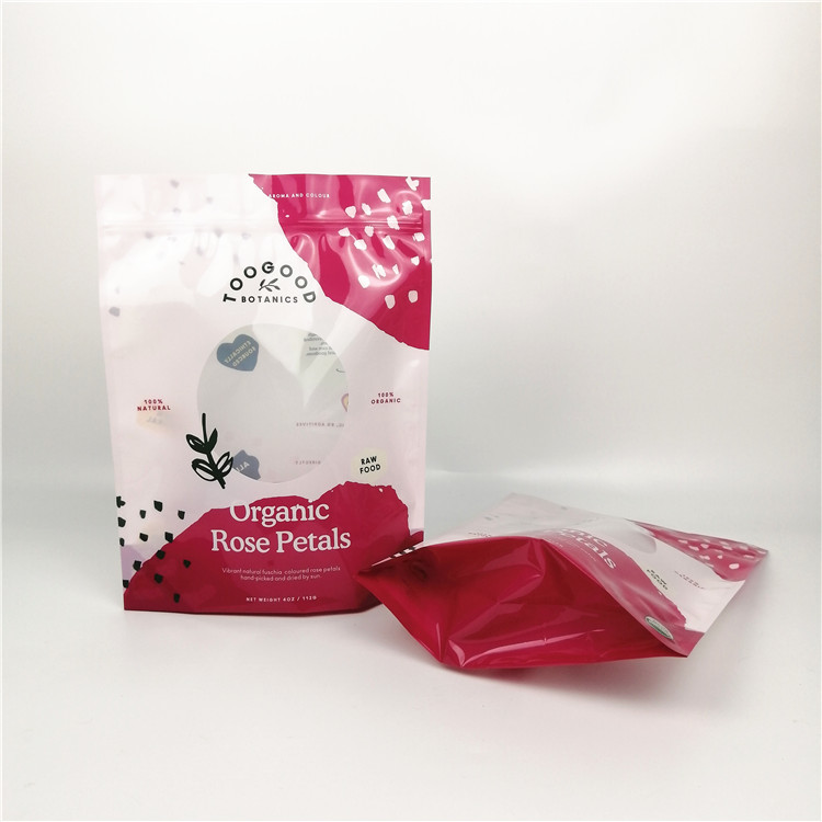 0.125oz 3.5 گرم گل پودر CYMK کیسه ایستاده زیپ دار