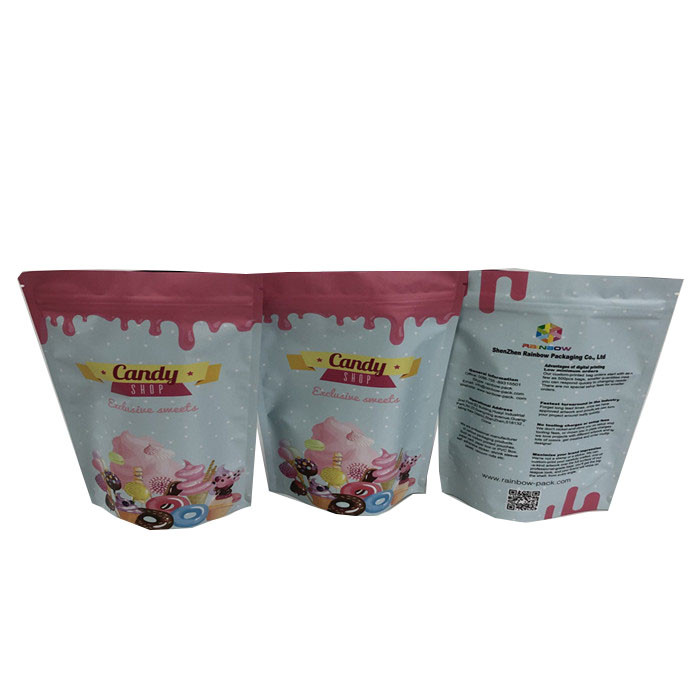 280 گرم پروتئین لرزش Doypack 100 میکرون کیسه های زیپ دار مایلر