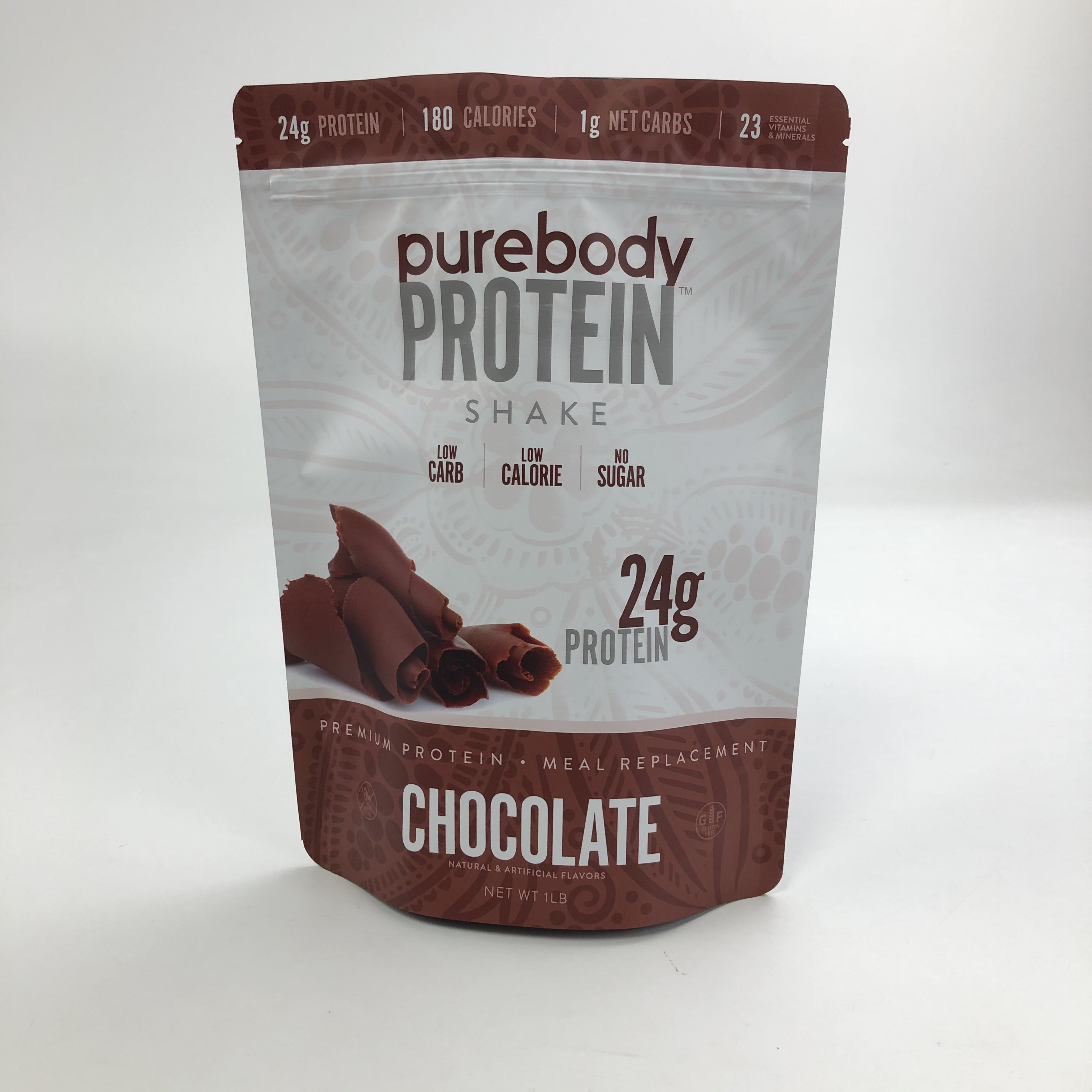 بسته بندی سفارشی ایستاده کیسه خالی پروتئین آب پنیر بسته بندی شده کیسه های فویل آلومینیومی Mylar Ziplock با شکاف اشک