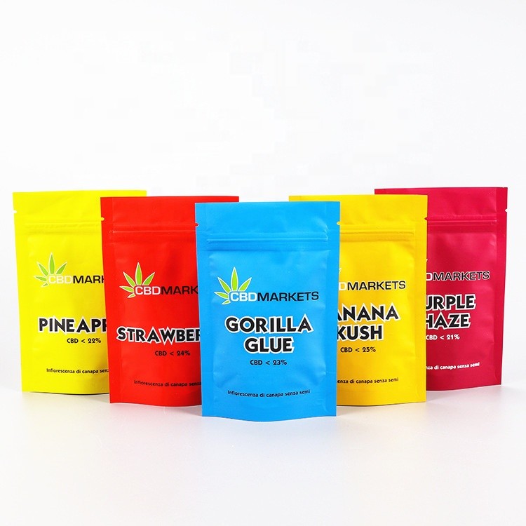 کیسه ایستاده Mylar CBD VMPET 180mic