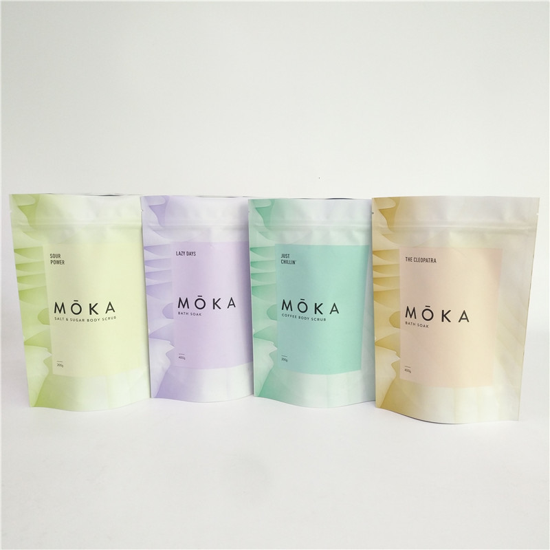 200G کیسه های فویل آلومینیوم 110 میکرون میلر قابل بازجویی CMYK