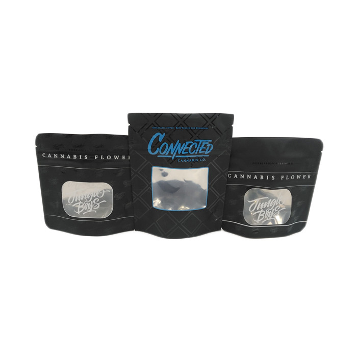 3.5 گرم 7.0 گرم 6-8 OZ کیسه های ضد بوی پسران جنگلی 1 پوند ChildProof Jungleboys Cannabies Flower Stand Up کیسه های کیف