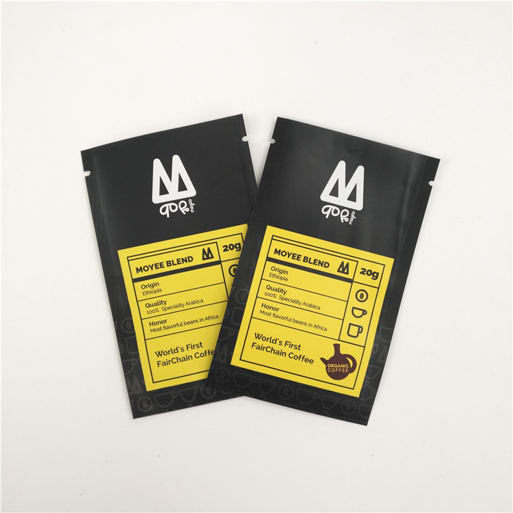 250 گرم 500 گرم دانه قهوه MOPP VMPET کیسه ایستاده با شیر