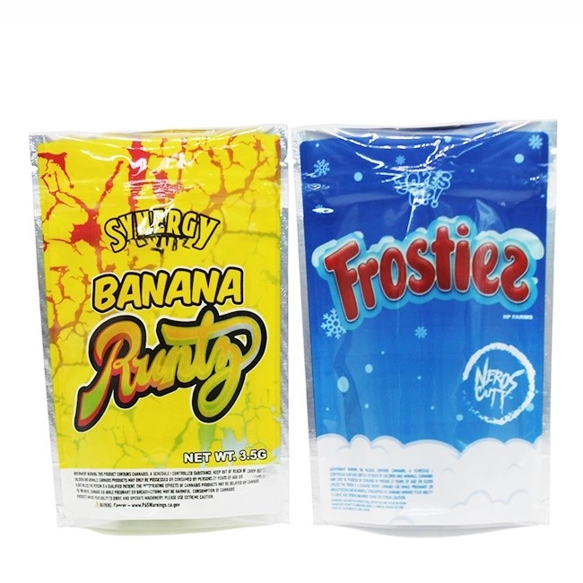 کیسه بسته بندی بخور 3.5 گرم 7 گرمی CBD با پنجره صاف