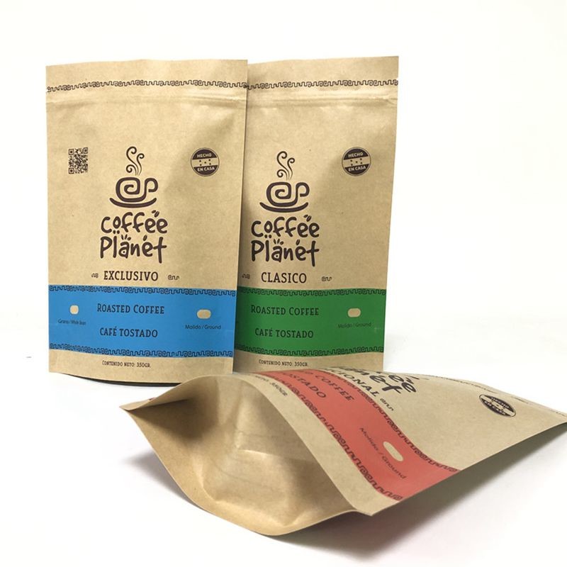 کاغذ کرافت Pantone Color MOPP VMPET 180 میکرون کیسه ایستاده