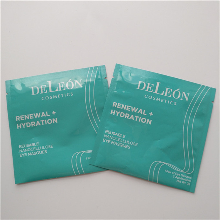 کیف های بسته بندی ساشه کوچک آلومینیومی مات نمونه های خامه ای کیف های بسته بندی