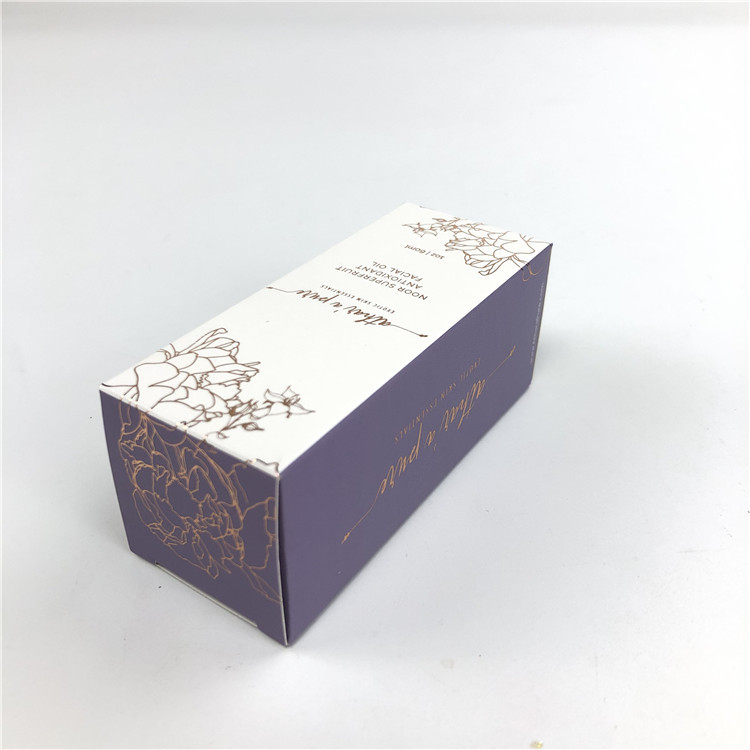 بسته بندی جعبه کاغذی برای روغن های اساسی / محصولات مراقبت از صورت جعبه کاغذی