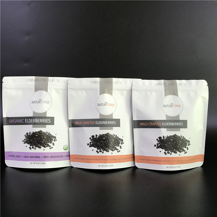 کیف های سفارشی کیسه ای فویل آلومینیومی با کیسه های آرم چاپی Mylar با زیپ