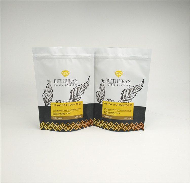 کیسه Mylar Mystery Gusset Mylas 140 دانه ای قابل استفاده مجدد برای دانه های قهوه