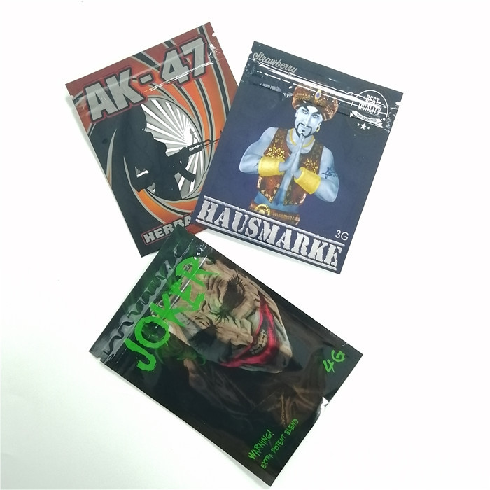 کیسه های بسته بندی بخور گیاهان Cmyk 100microns 4 گرم