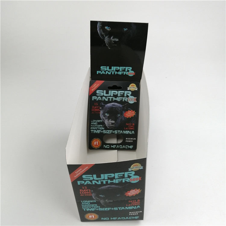 قرص های تقویت کننده نر Rhino 3d Sex Pill Packaging Blister Card 600k 700k Card Lenticular