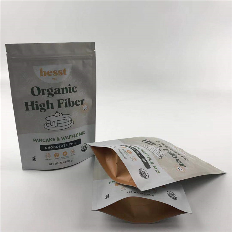 کیسه های زیپ دار را با پنجره Doypack برای میوه های خشک بایستید