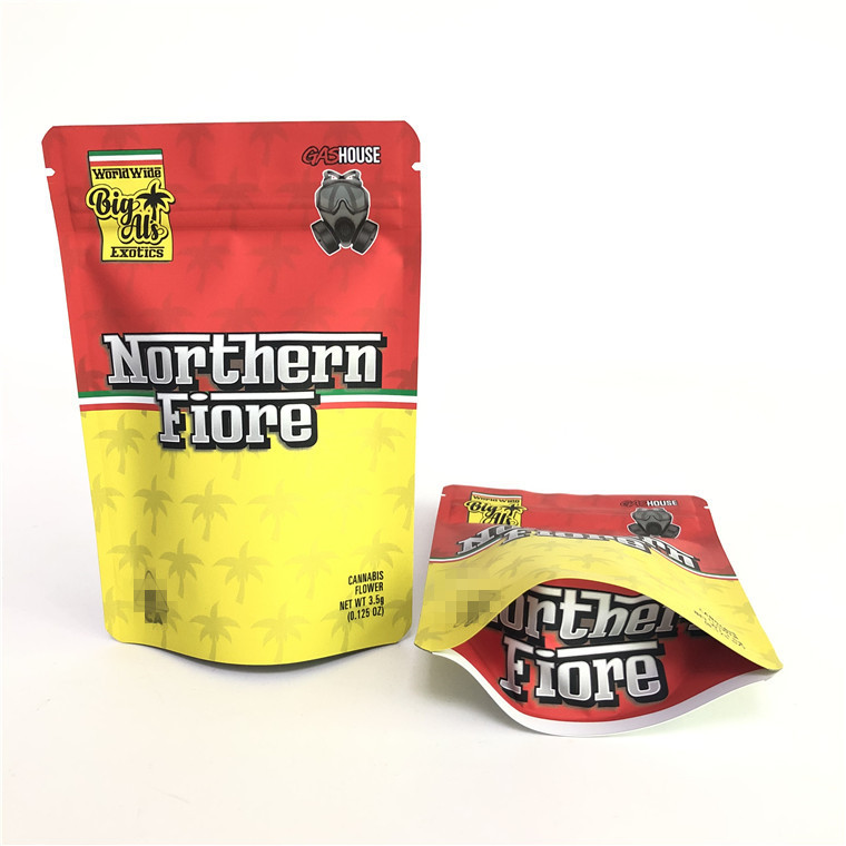 چاپ افست کیف ایستاده گیاهی Gummy Mylar PE CMYK 180mic