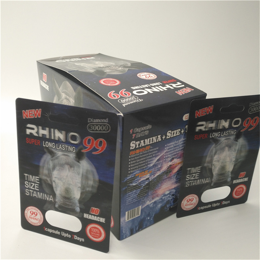 بسته بندی کارت تاول 3D Capsule Rhino 99 9000