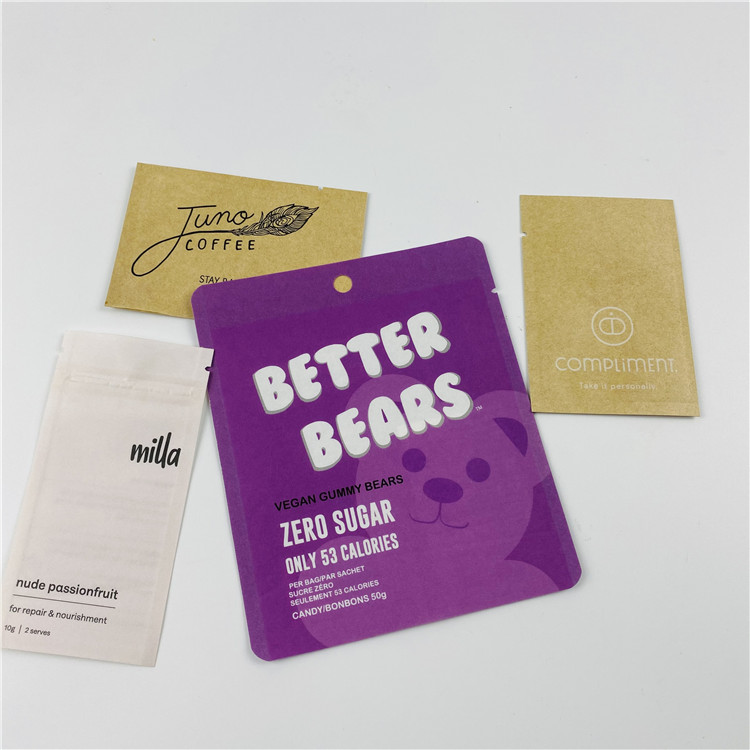 چاپ دیجیتال MOPP Ziplock کیسه تخت قابل حمل 23x35 سانتی متر