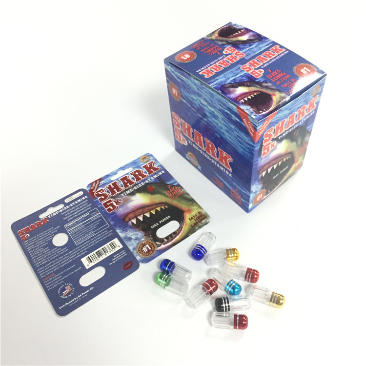 قرص های جنسی بازار ایالات متحده آمریکا کارت تاول کاغذی Pakcgaing برای قرص Rhino 7 / Rhino 69 / Tiger / Black Mamba