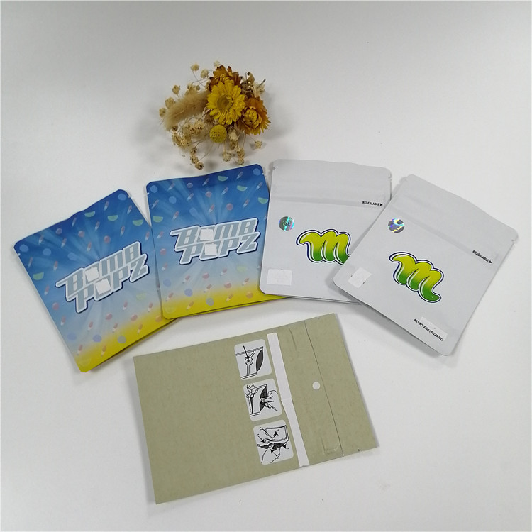 کیسه های زیپلاک قابل استفاده مجدد از گیاهان بخور 1 گرم 3.5 گرم 7 گرم مهر و موم شده