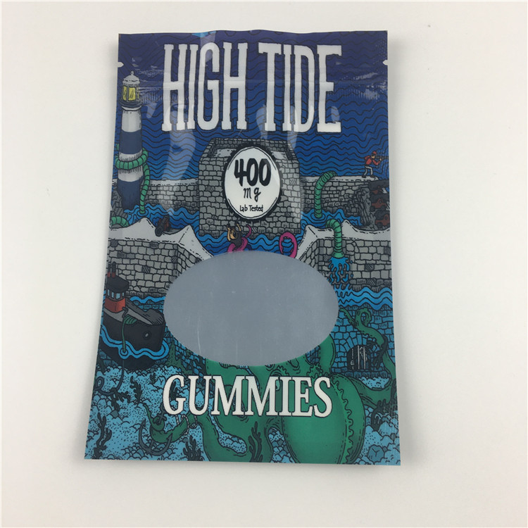 Three Side Seal Ziplock Weed Mylar سفارشی قابل چاپ بوی قابل استفاده خوراکی