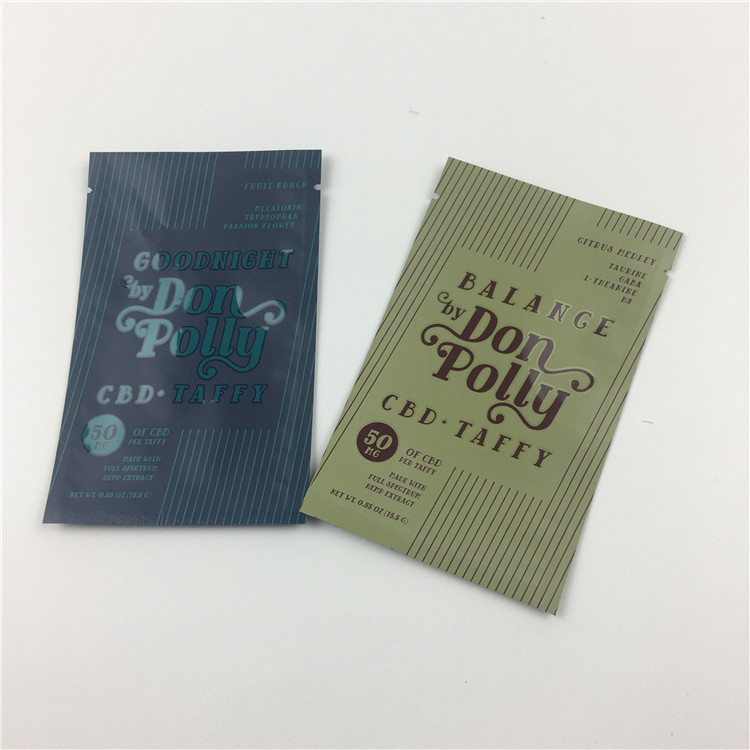 کیسه های ایستاده فویل دار UV چاپی پلاستیکی Mylar Ziplock با پنجره