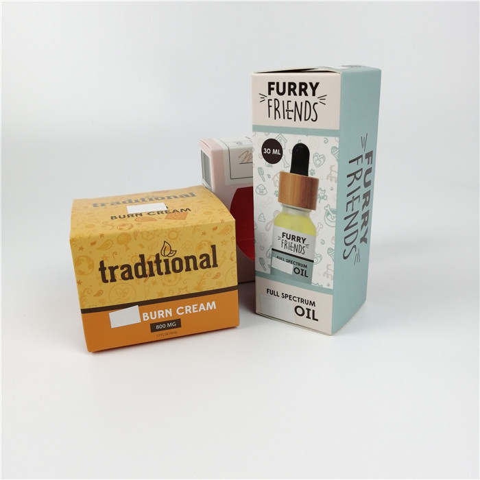 5ml 10ml 20ml 30ml 50ml 100ml جعبه کاغذ بسته بندی برای بطری های قطره چکان شیشه ای