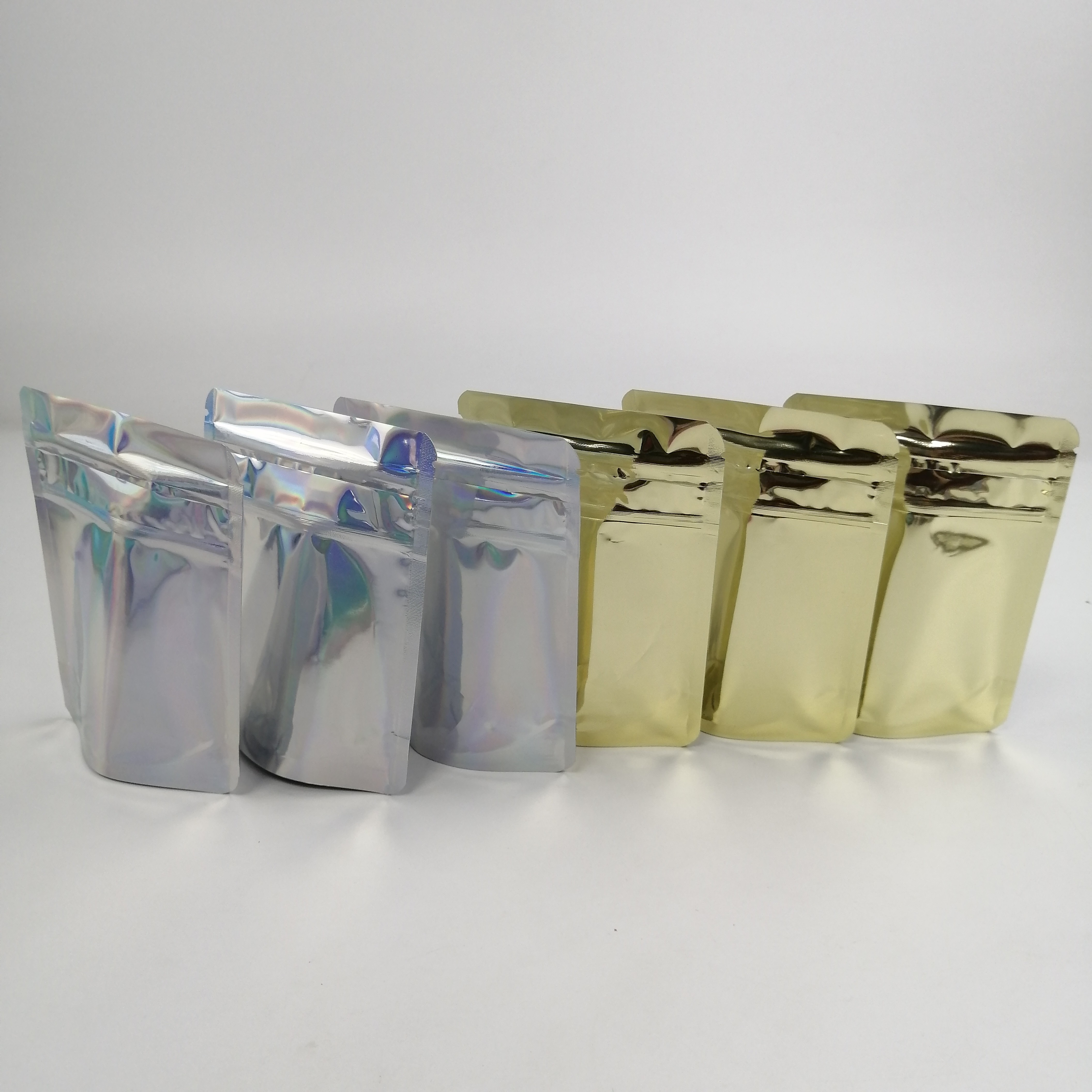 کیسه های ایستاده چاپی دیجیتال 3.5 گرمی هولوگرافی ضد کودک برای کوکی ها