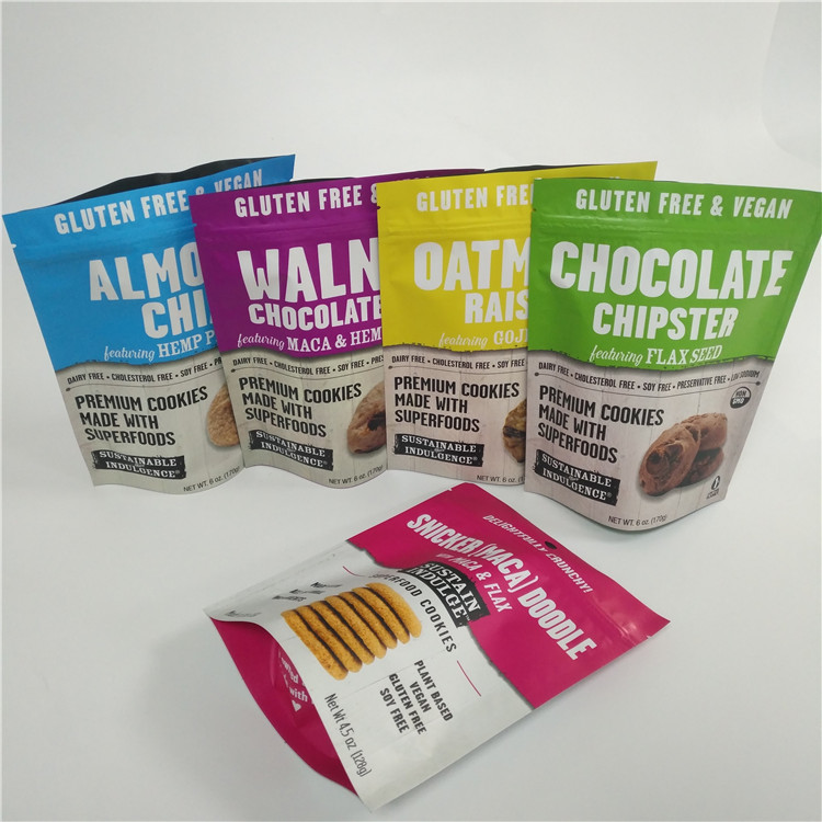 کیسه های پلاستیکی ایستاده Ziplock بسته بندی شده 1 درجه مواد غذایی گالن