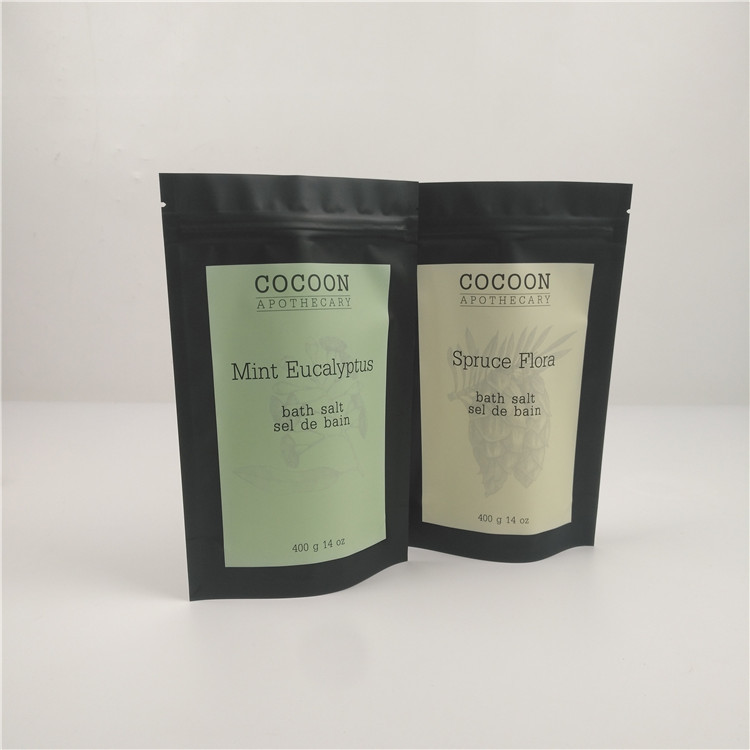 رطوبت ضد آب 14 کیسه های قابل فویل زیپ دار برای اسکراب بدن