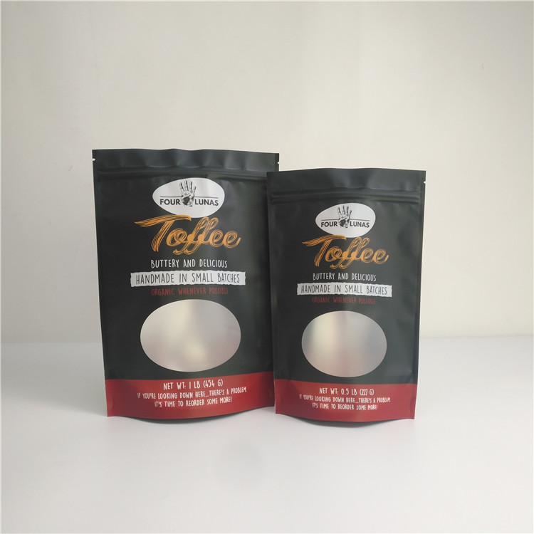 بسته بندی مواد غذایی بسته بندی مواد غذایی Candy Mylar Candy با پنجره چاپی