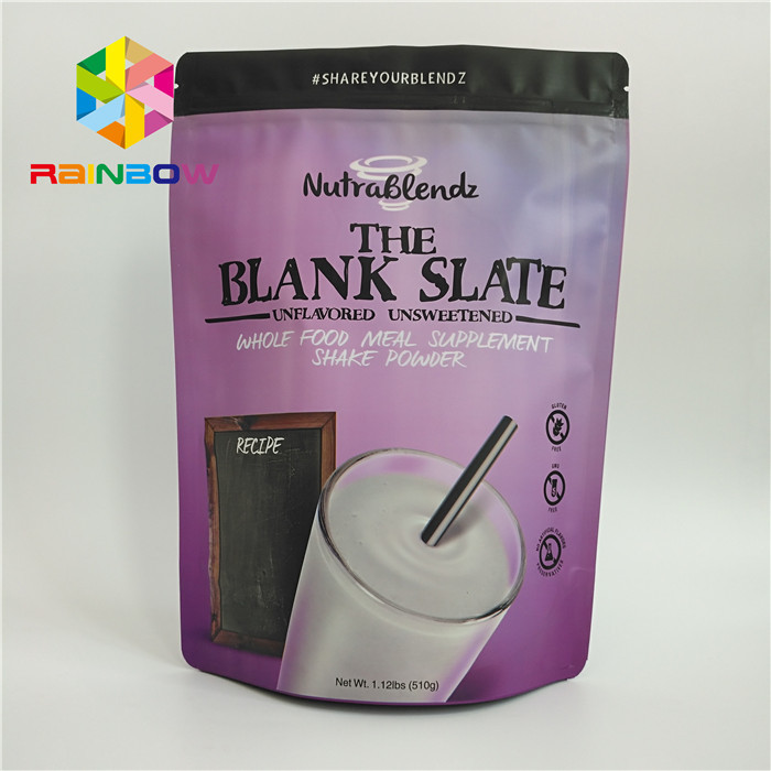 بسته بندی مواد غذایی قفل زیپ پلاستیکی مات ایستاده کیسه کیسه ای برای آجیل آب نبات