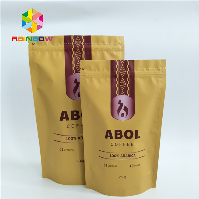 مواد غذایی سفارشی درجه حرارت آب بندی آلومینیوم فویل بسته بندی کیسه بسته بندی Ziplock