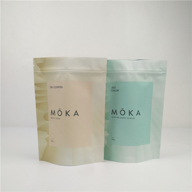 کیسه های ایستاده پلاستیکی چند لایه زیپ دار برای نمک های حمام