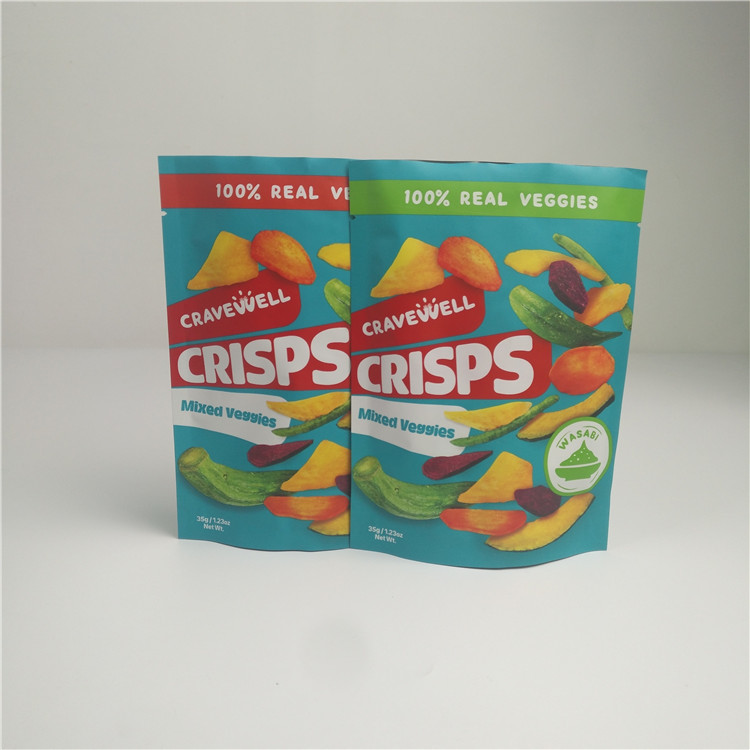 سبد خشک مخلوط ارگانیک آلومینیوم مات کیسه ایستاده 35 گرم