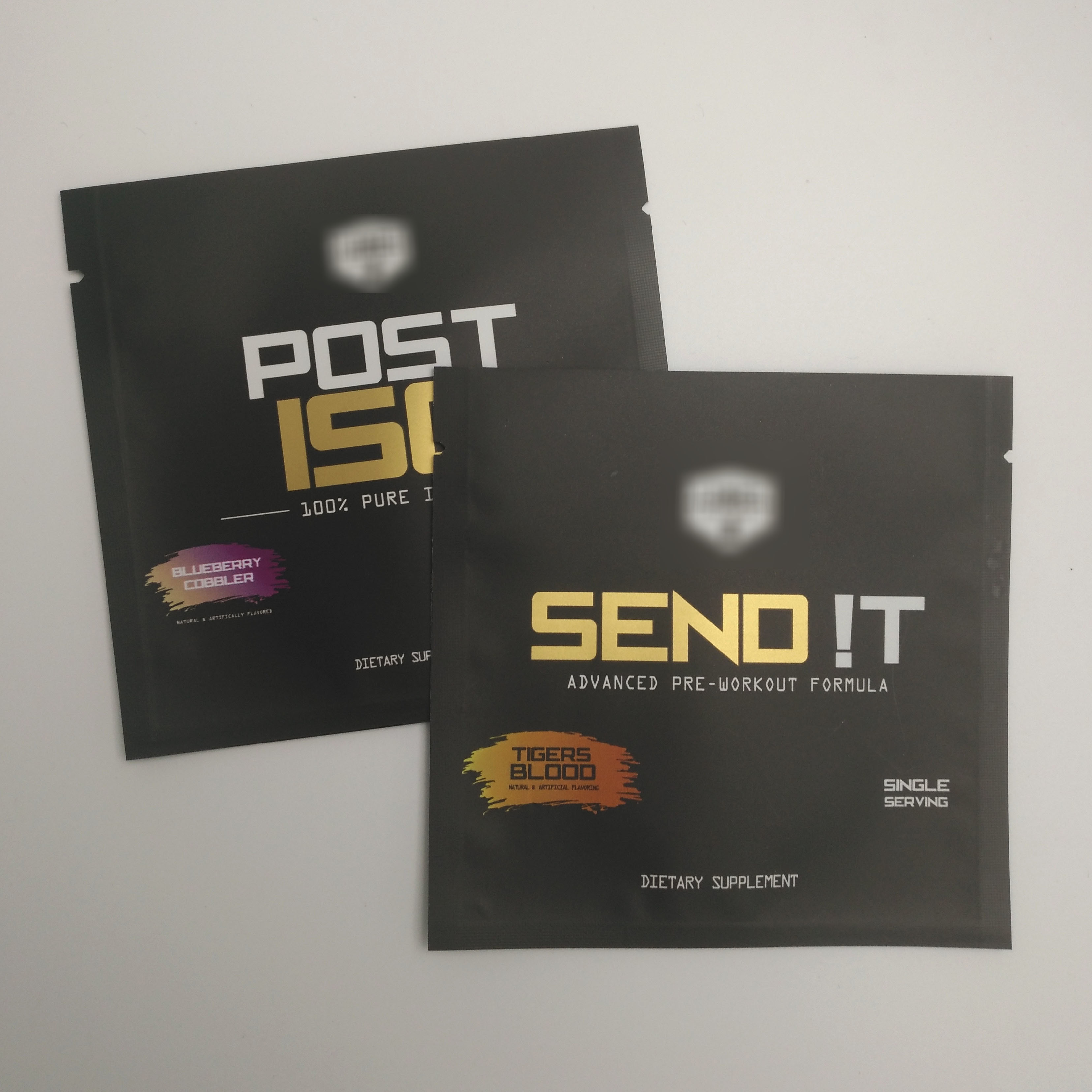 کیسه های مهر و موم شده لوازم آرایشی و بهداشتی طلا چاپی کیسه های کوچک آلومینیومی فویل آلومینیومی پلاستیکی میان وعده مهر و موم سه طرفه