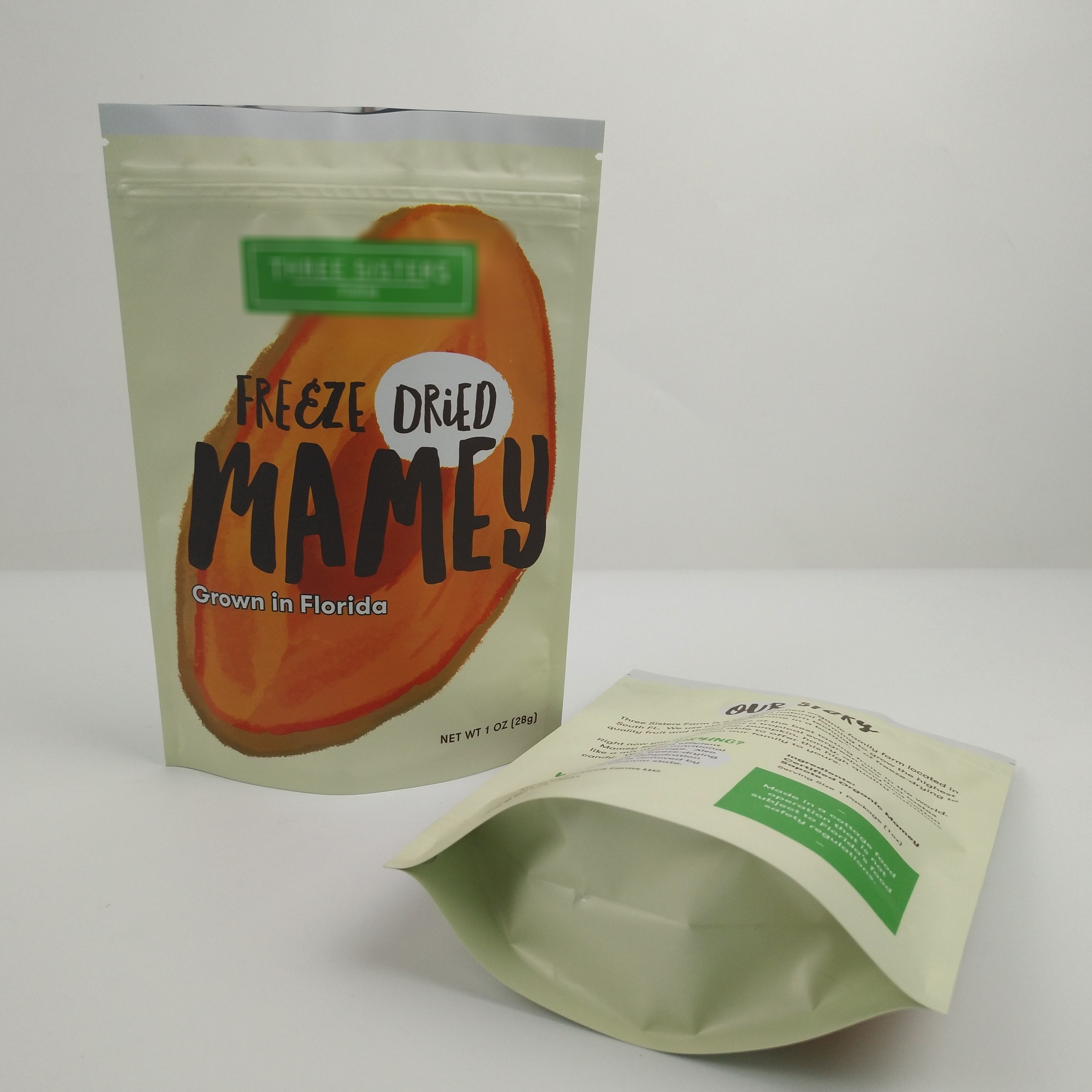 ایستاده کیسه قابل بازیافت کارخانه عرضه مستقیم فویل آلومینیوم سفارشی کیسه های ایستاده کیسه بسته بندی مواد غذایی بویایی