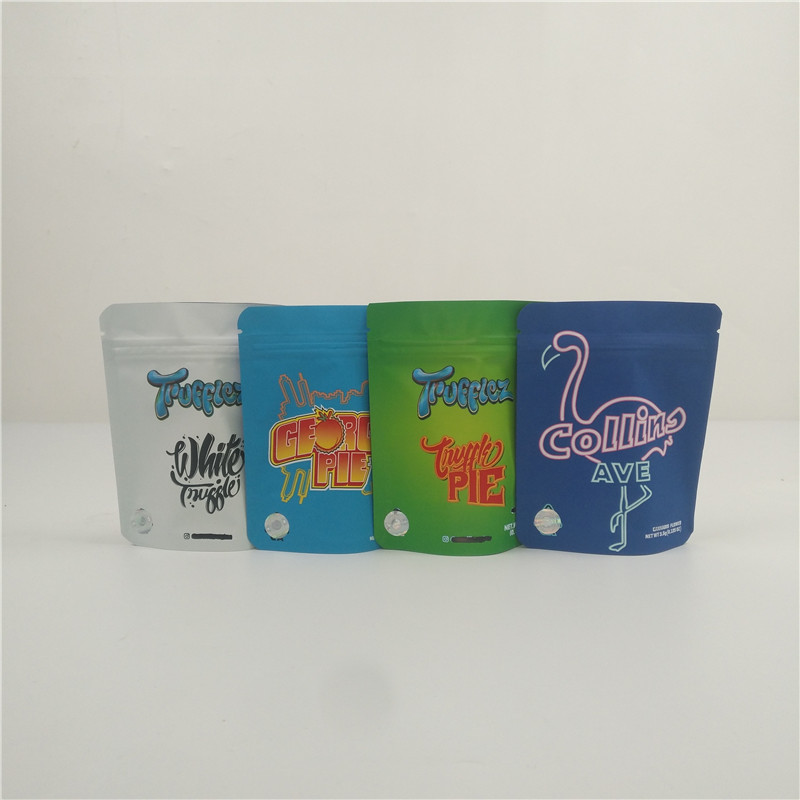 3.5 گرم خوراکی کیسه Mylar بوی ضد آب نبات بسته بندی کیسه نرم خوراکی چسبناک