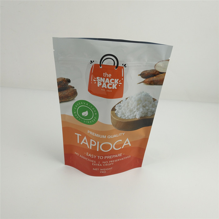 Valve Foil 200g 7oz بسته بندی مواد غذایی کیسه های Ziplock مات پایان