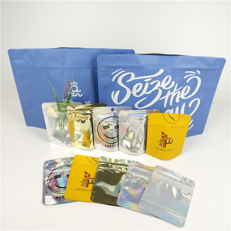 کلوچه ضد گل بویایی Mylar Bag Ziplock مقاوم در برابر کودکان کیسه علف های هرز