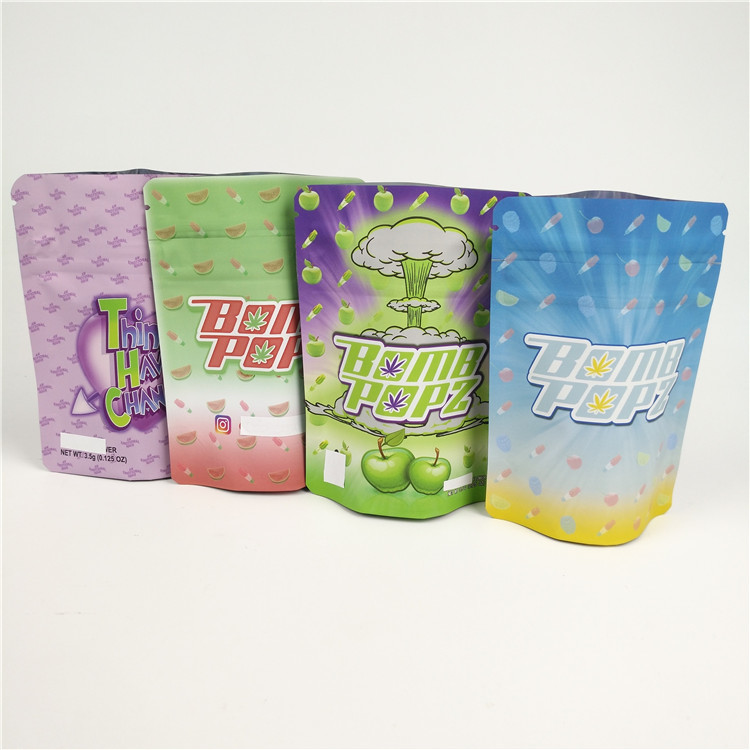 Smell Proof Cookie Spice Plastic Mylar Bag Tobacco مواد غذایی