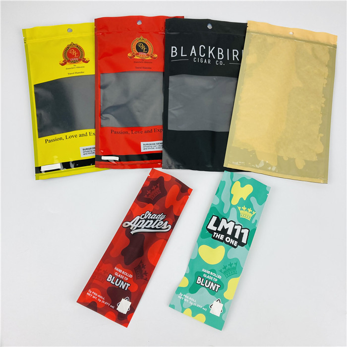 AL 0.7C MOPP VMPET Rolling Tobacco Pouch Cmyk 200mic For Cigar Fronto Leaf