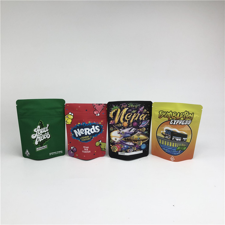 فروش مستقیم کارخانه 3.5 گرم 7 گرم 14 گرم 28 گرم کوکی های یک پوندی Runtz کیسه های ایستاده برای محصولات شاهدانه CBD شاهدانه Runtz Kush Haze